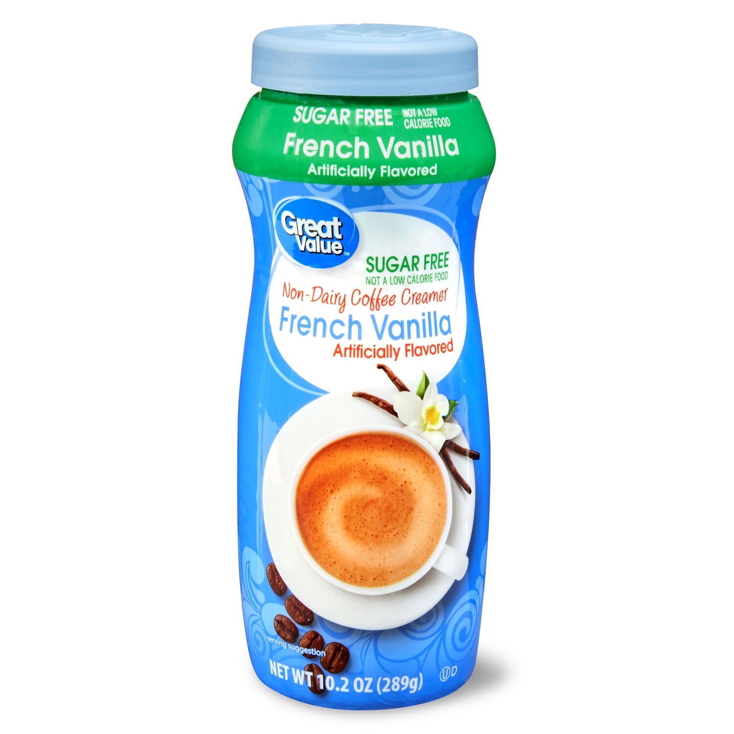 CREMA GREAT VALUE SUGAR FREE VANILLA 289 GR.