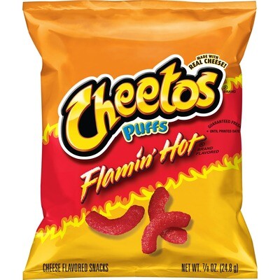 CHEETOS MINI PUFF FLAMIT  HOT 28.3 GR.