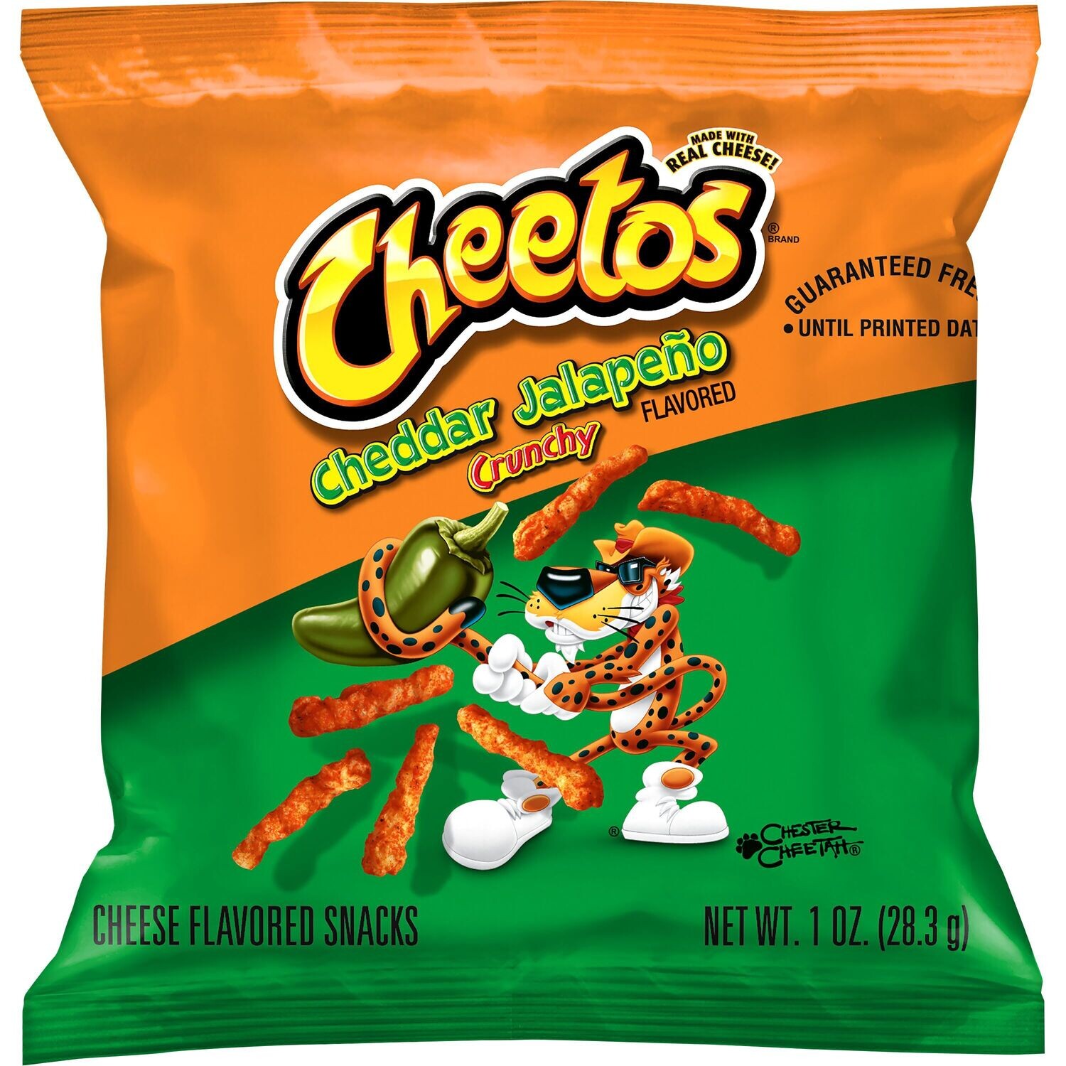 CHEETOS MINI CHEDDAR &amp; JALAPENO 28.3 GR.