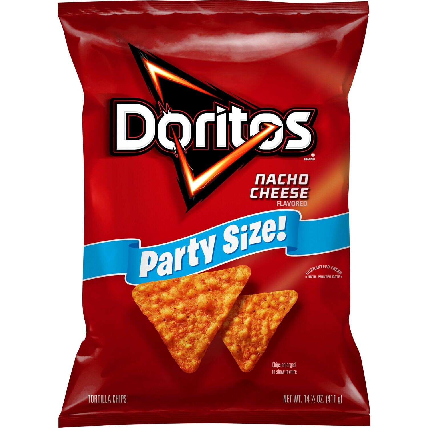 DORITOS PARTY SIZE NACHO CHEESE 411 GR.
