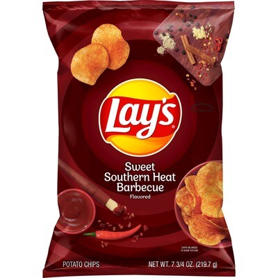 LAYS SWEET SOURTHERN HEAT BBQ 219 GR.