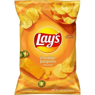 LAYS CHEDDAR JALAPENO 219 GR.