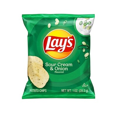 LAYS MINI SOUR CREAM &amp; ONION 28.3 GR.