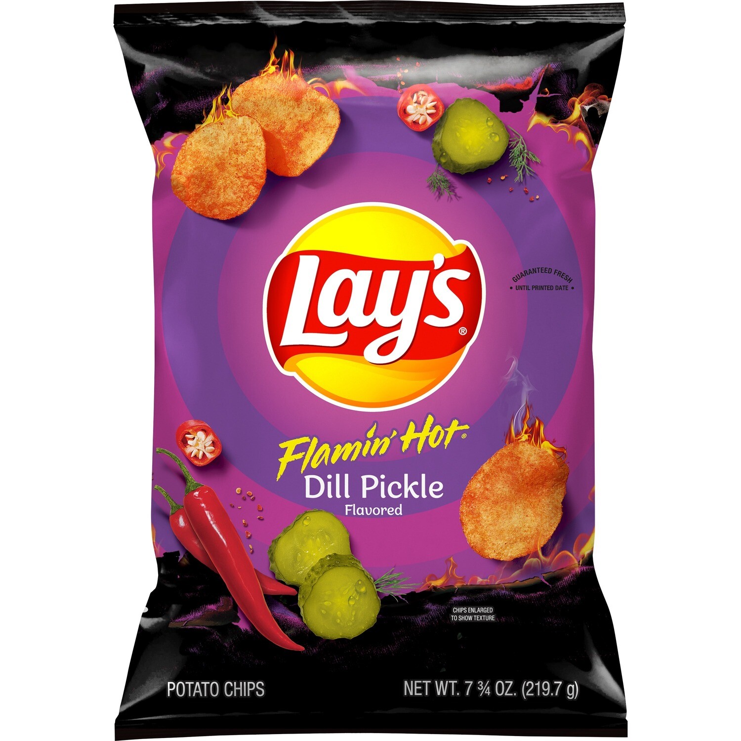 LAYS FLAMIT HOT DILL PICKLE 219 GR.