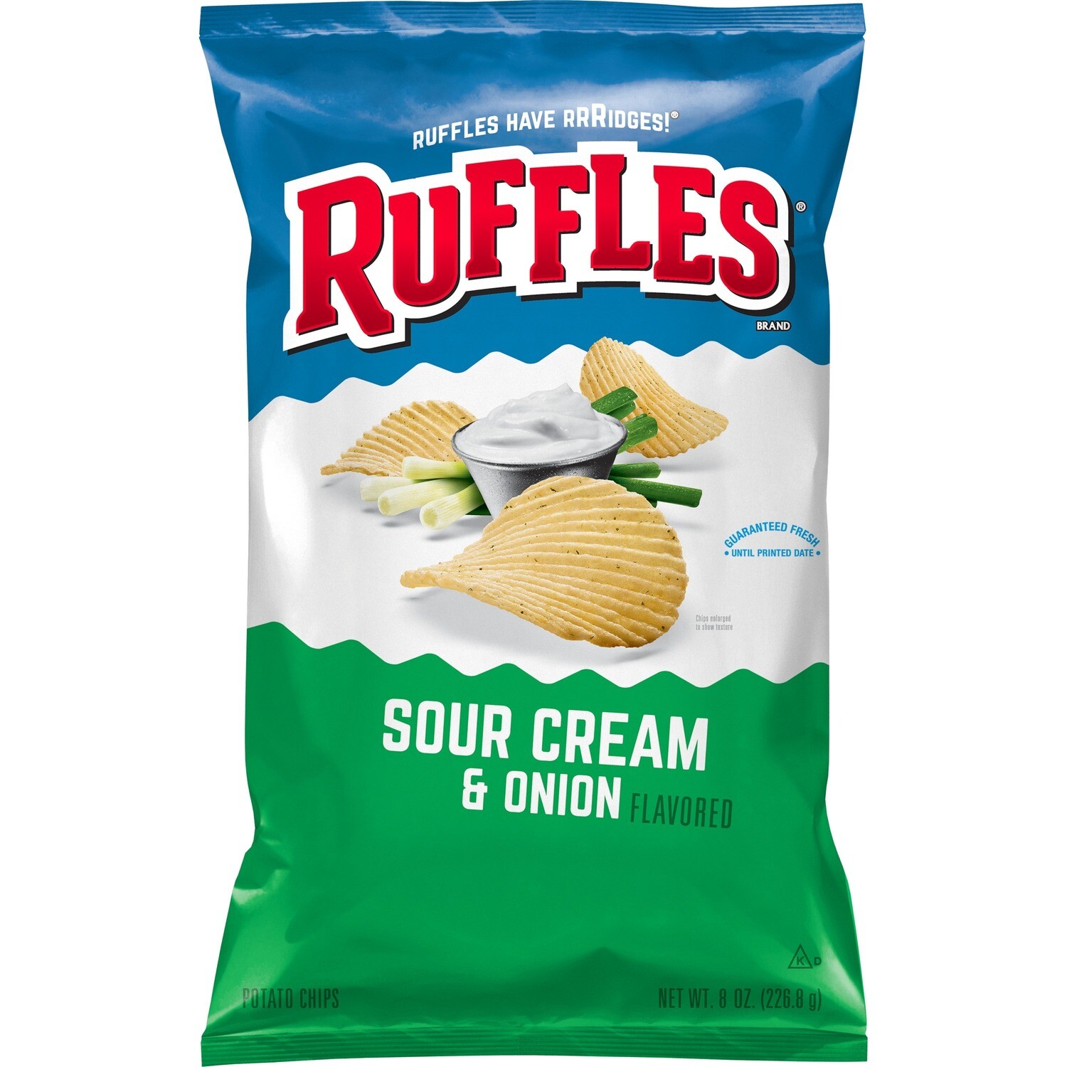RUFFLES SOUR CREAM &amp; ONION 226 GR.