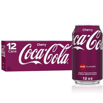 REFRESCO COCA COLA CHEERY C/12 PZAS DE 355 ML.