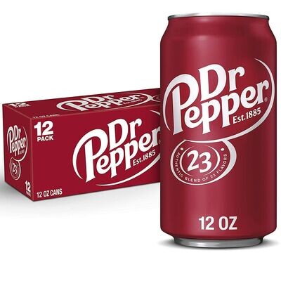REFRESCO DR PEPPER DE C/12 PZAS DE 355 ML.