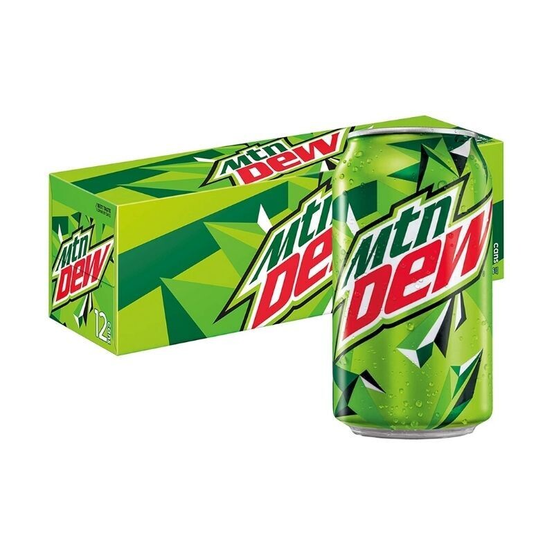 REFRESCO MTN DEW C/12 PZAS DE 355 ML.