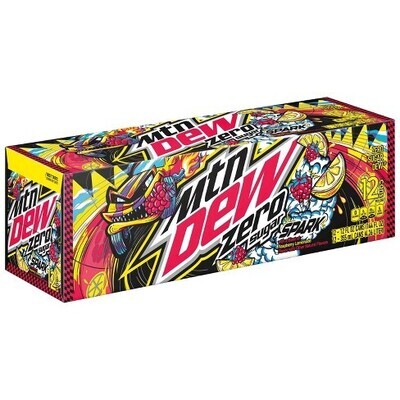 REFRESCO MTN DEW SPARK ZERO SUGAR  C/12 PZAS DE 355 ML.
