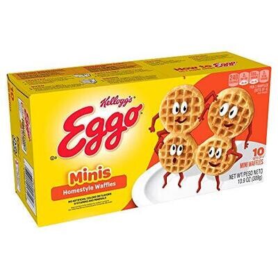 WAFFLES KELLOGGS MINI HOMESYLE C/10 DE 4 309 GR
