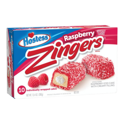 ZINGERS HOSTESS RASPBERRY C/10 PZAS 380 GR