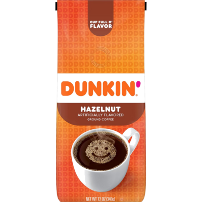 CAFE DUNKIN HAZELNUT 340 GR