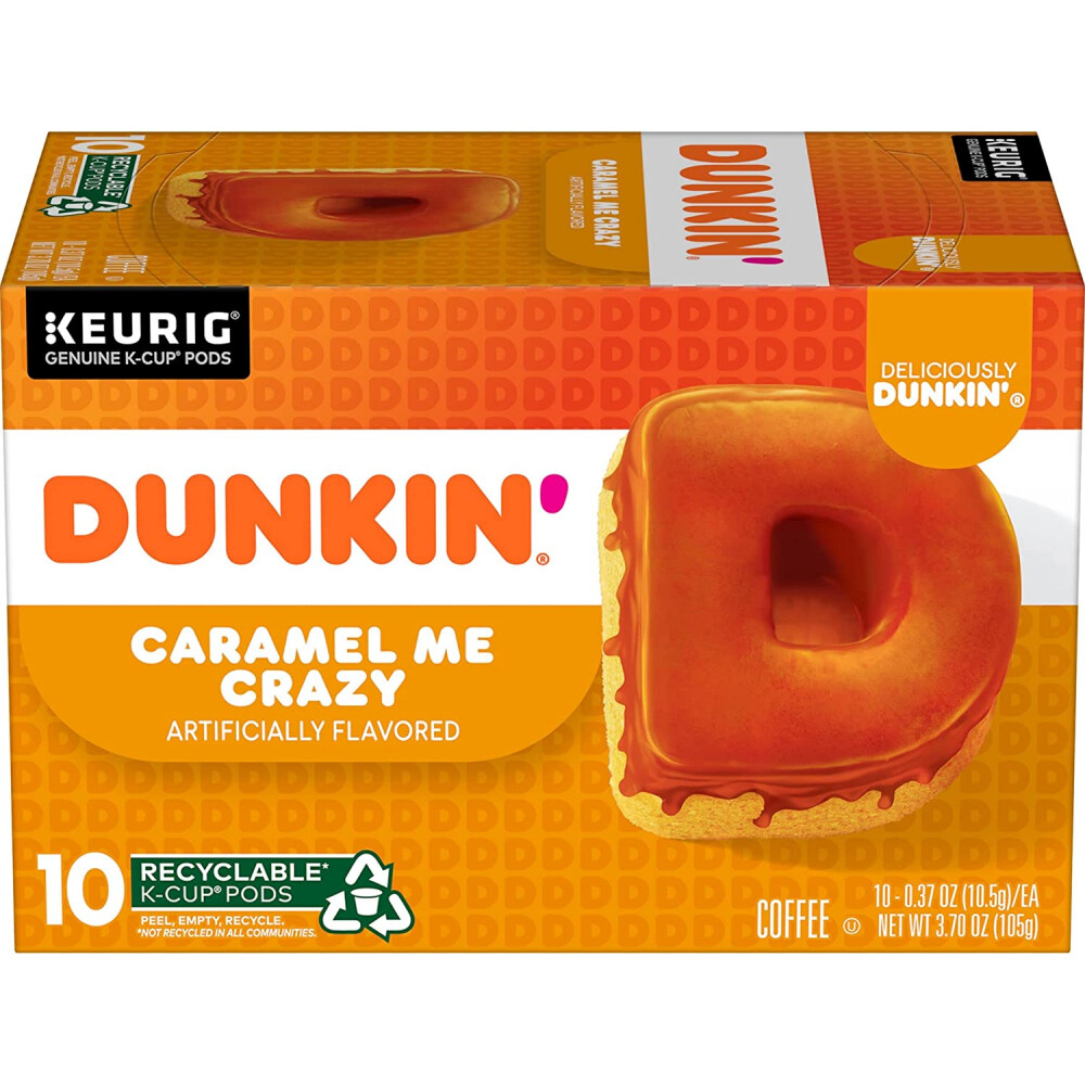 KEURIG DUNKIN CARAMEL C/10 CUPS