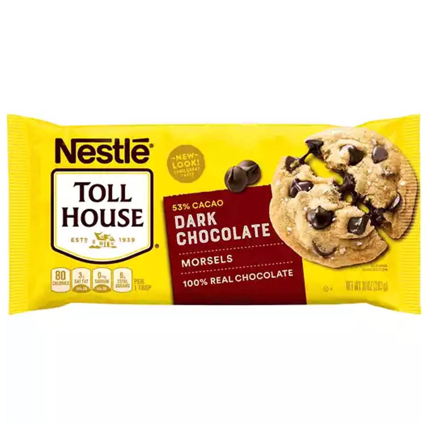 CHISPAS NESTLE TOLL HOUSE DARK CHOCOLATE 283 GR