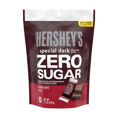CHOCOLATE HERSHEYS DARK ZERO SUGAR 144 GR