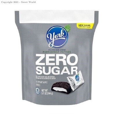 CHOCOLATE YORK ZERO SUGAR 144 GR