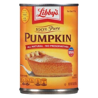 RELLENO DE CALABAZA LIBBYS 425 GR