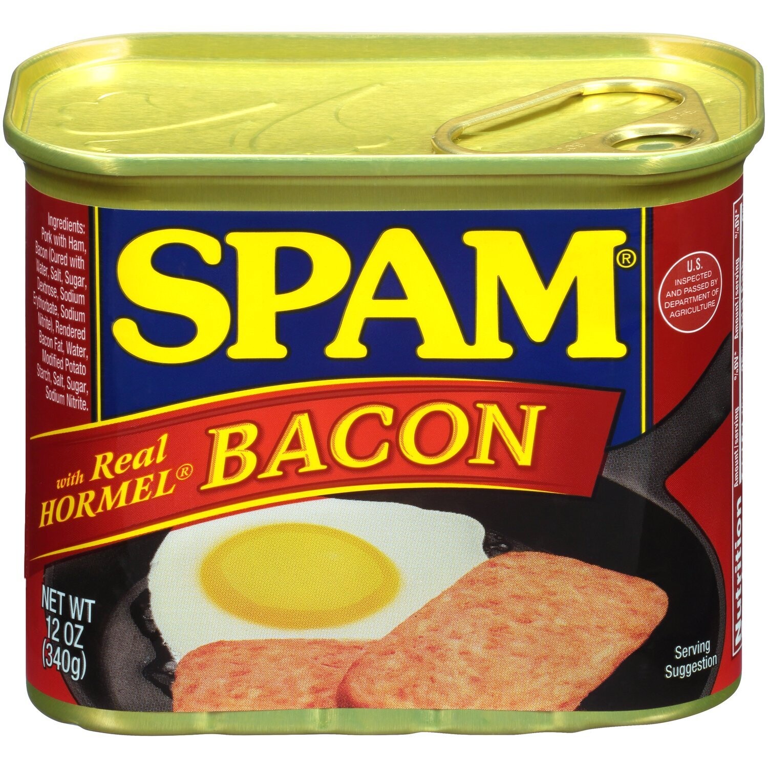 SPAM WITH REAL HORMEL BACON 340 GR