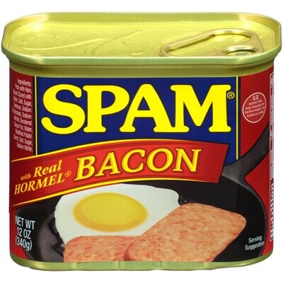 SPAM WITH REAL HORMEL BACON 340 GR