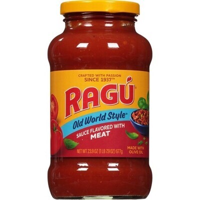 SALSA RAGU OLD WORLD TIME MEAT 677 GR