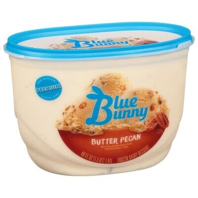 NIEVE BLUE BUNNY BUTTER PECAN 1.42 LTS