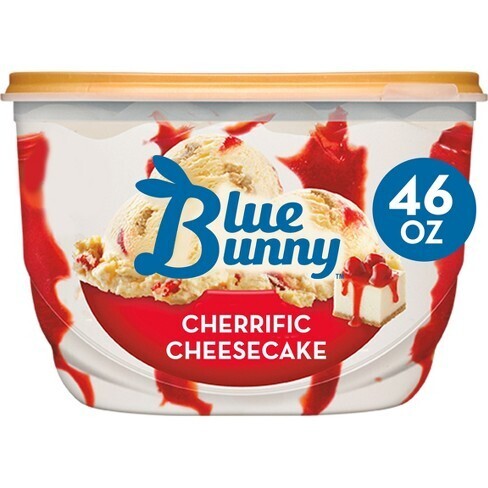 NIEVE BLUE BUNNY CHERRIFIC CHEESECAKE 1.43 LTS