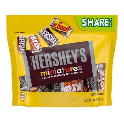CHOCOLATE HERSHEYS MINIATURE 294 GR
