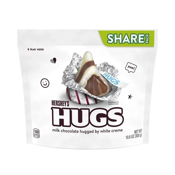CHOCOLATE HERSHEYS HUGS SHARE 300GR
