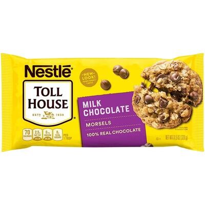 CHISPAS NESTLE TOLL HOUSE MILK CHOCOLATE 326 GR