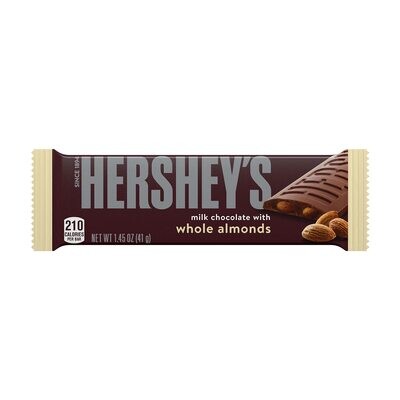 CHOCOLATE HERSHEYS ALMENDRA ENTERA 41 GR
