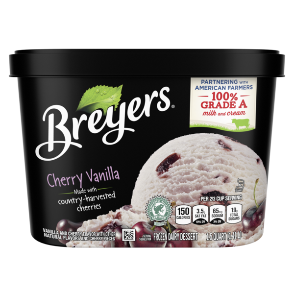NIEVE BREYERS CHERRY VAINILLA 1.41 LT