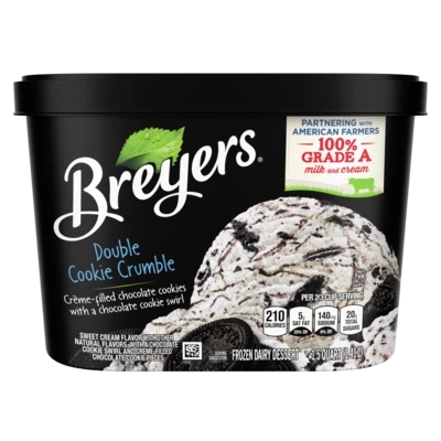 NIEVE BREYERS DOBLE COOKIE CRUMBLE 1.41 LTS