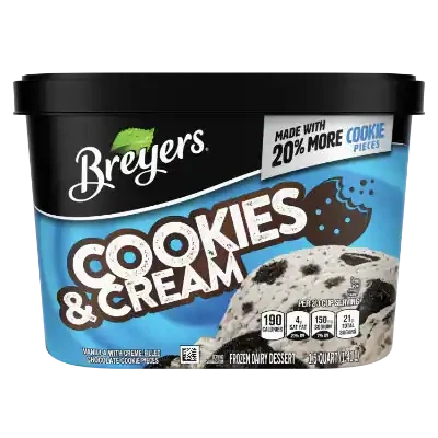 NIEVE BREYERS COOKIES &amp; CREAM 1.41 LTS