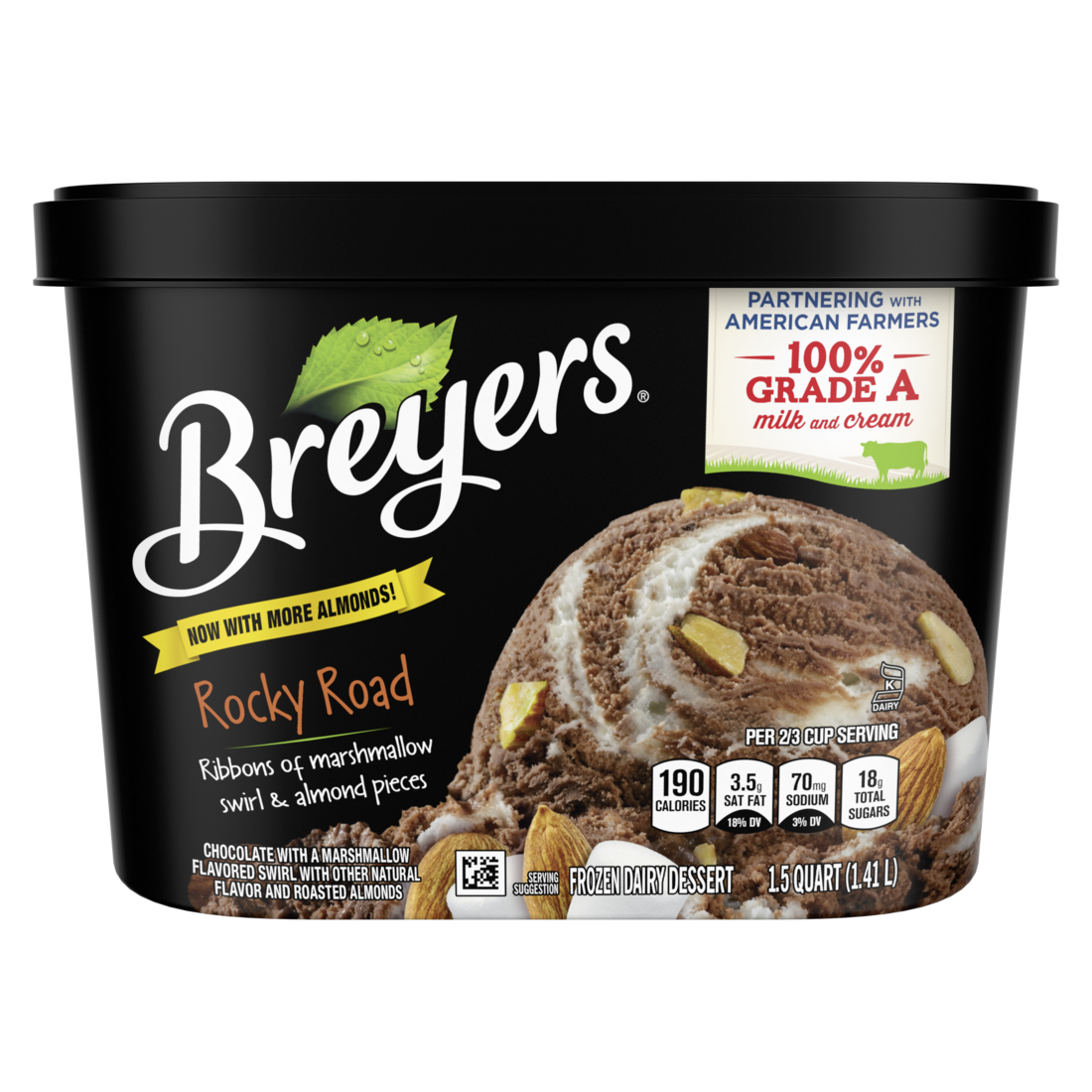 NIEVE BREYERS ROCKY ROAD 1.41 LTS