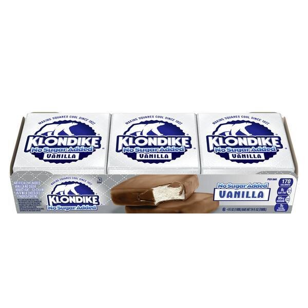SANDWICH KLONDIKE NO SUGAR ADDED VANILLA C/6 PZAS 708 ML