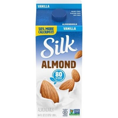 LECHE SILK ALMOND VANILLA 1.89 LTS
