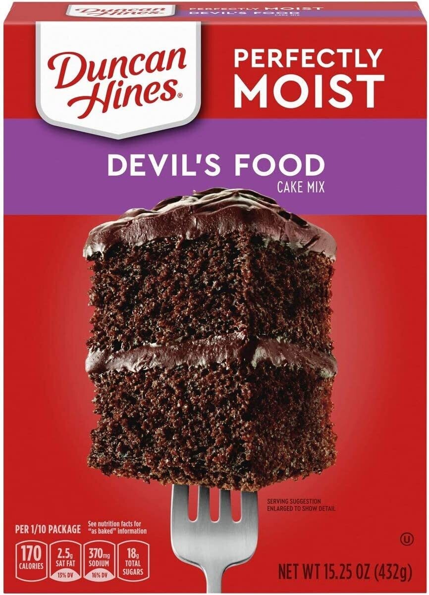 HARINA DUNCAN HINES DEVIL&#39;S FOODS 432 GR
