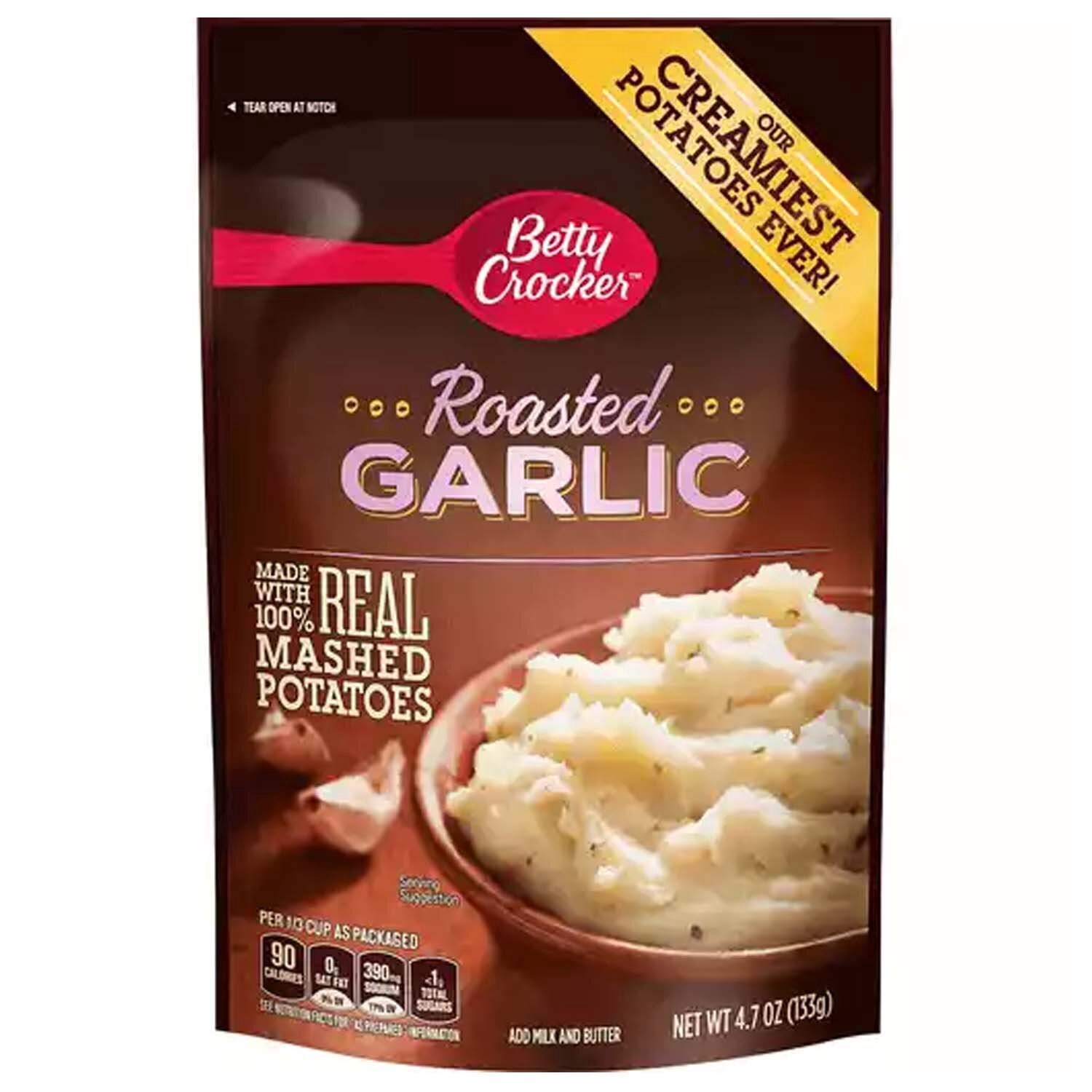 PURE DE PAPA BETTY CROCKER ROASTED GARLIC 133 GR
