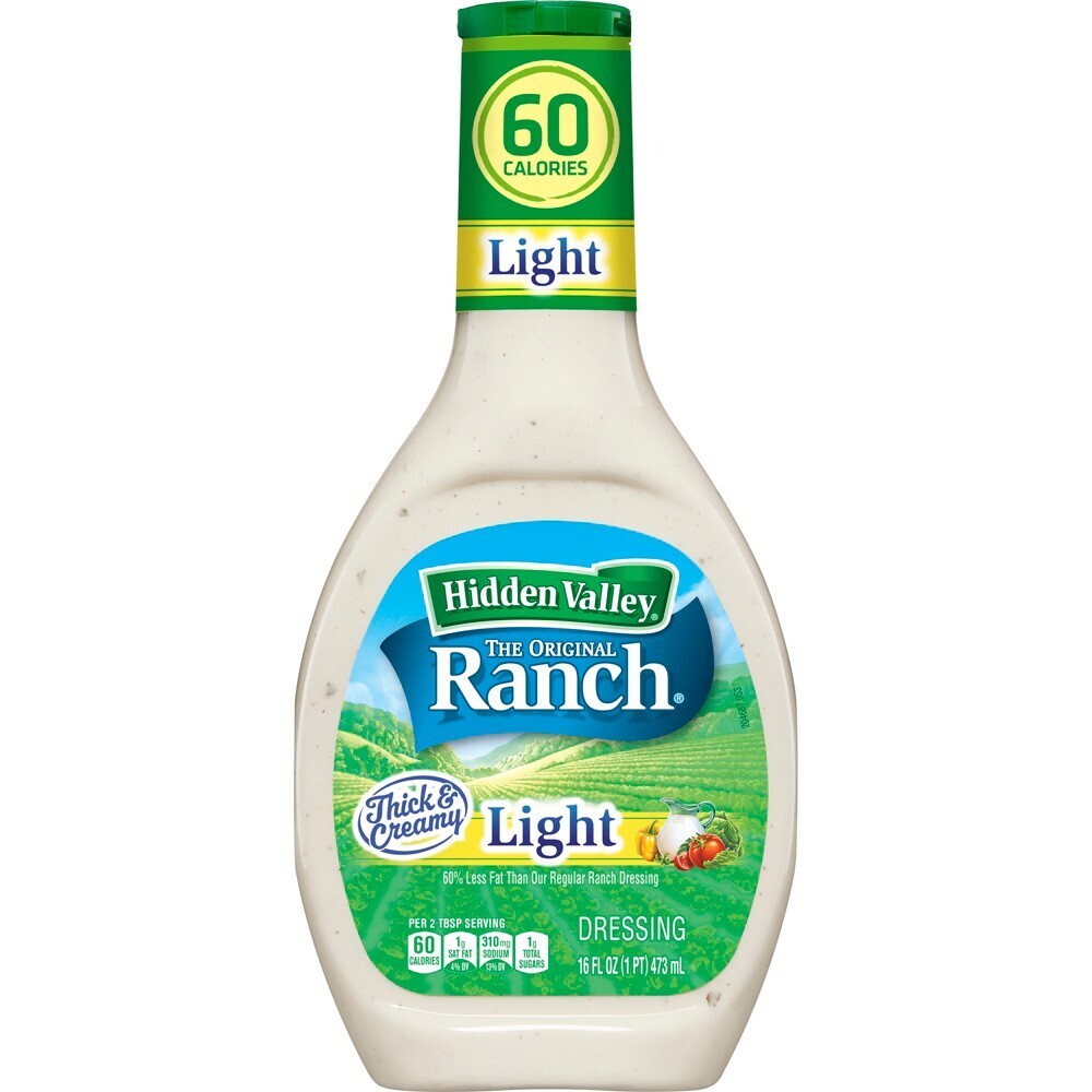 ADEREZO HIDDEN VALLEY RANCH LIGTH 473 ML