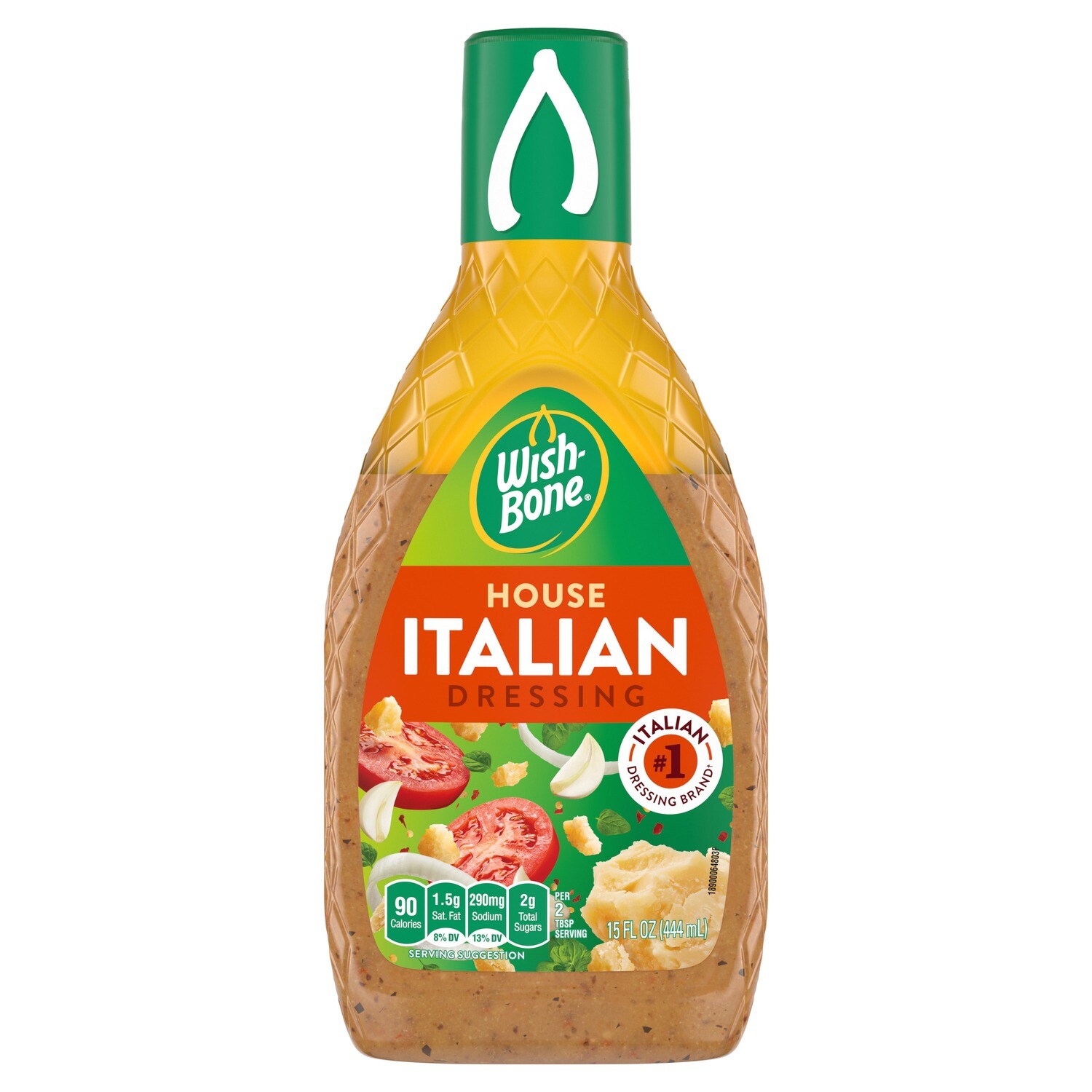 VINAGRETA WISH BONE ITALIAN HOUSE 444 ML