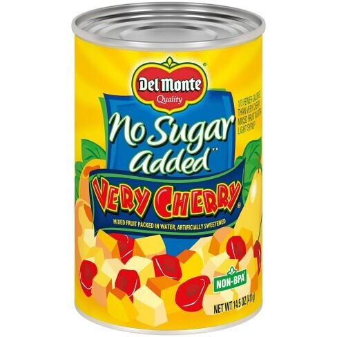 COCTEL DE FRUTAS DEL MONTE NO SUGAR VERY CHERRY 411 GR
