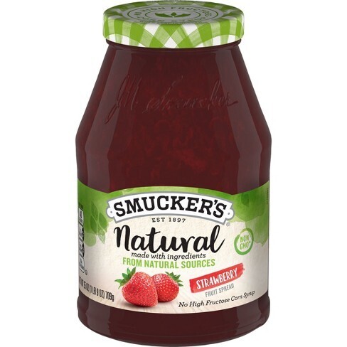 MERMELADA SMUCKERS NATURAL DE FRESA 709 GR