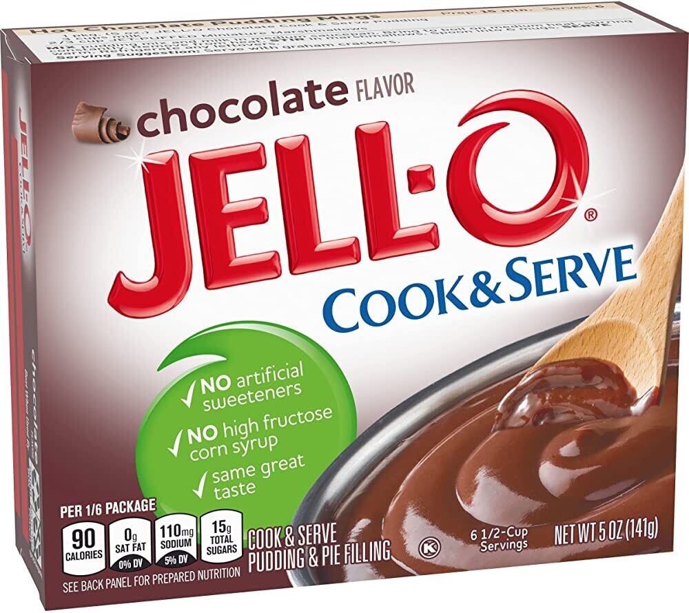 PUDDING JELL-O CHOCOLATE 96GR