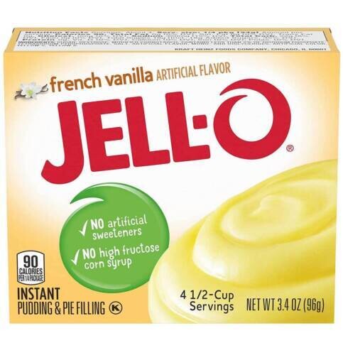 PUDDING JELL-O VANILLA 96 GR