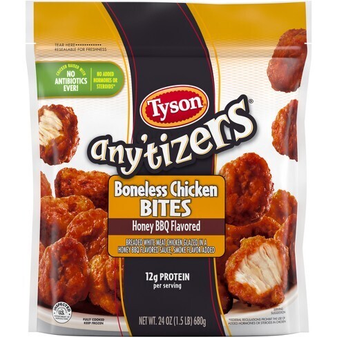 BONELESS TYSON CHICKEN BBQ 680 GR
