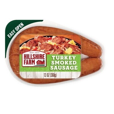 SALCHICHA HILLSHIRE FARM PAVO 368 GR