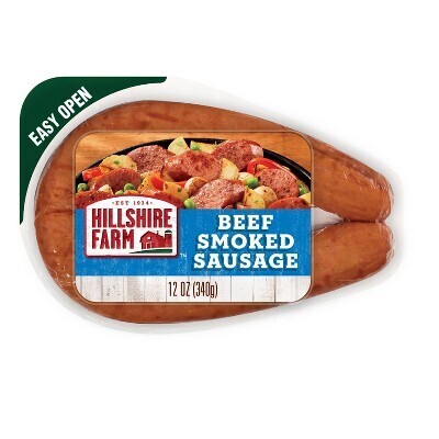 SALCHICHA HILLSHIRE FARM BEEF SMOKED 340 GR