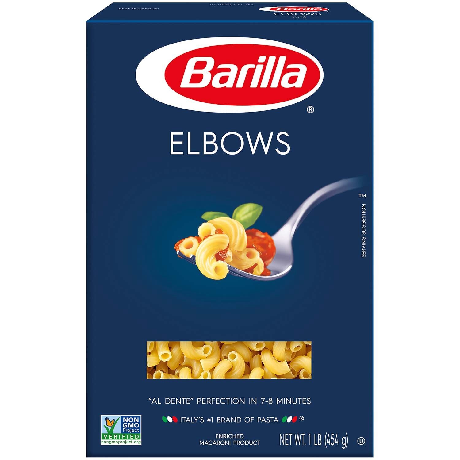 PASTA BARILLA ELBOWS 454 GR
