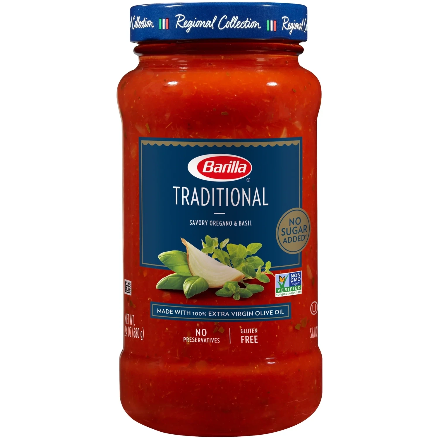 SALSA BARILLA TRADITIONAL BASIL &amp; OREGAN 680 GR