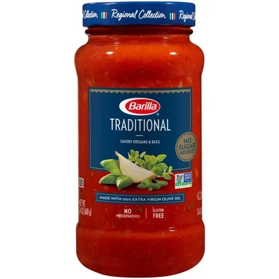 SALSA BARILLA TRADITIONAL BASIL &amp; OREGAN 680 GR